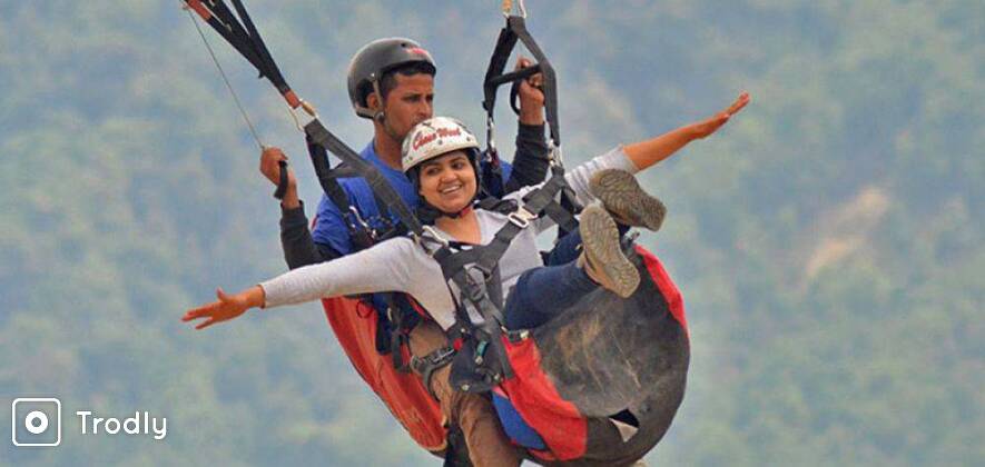 Paragliding at Solang Valley, Manali