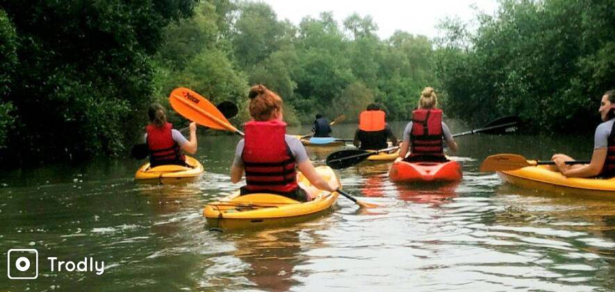 Goa Kayaking Spike's River near Candolim in Goa