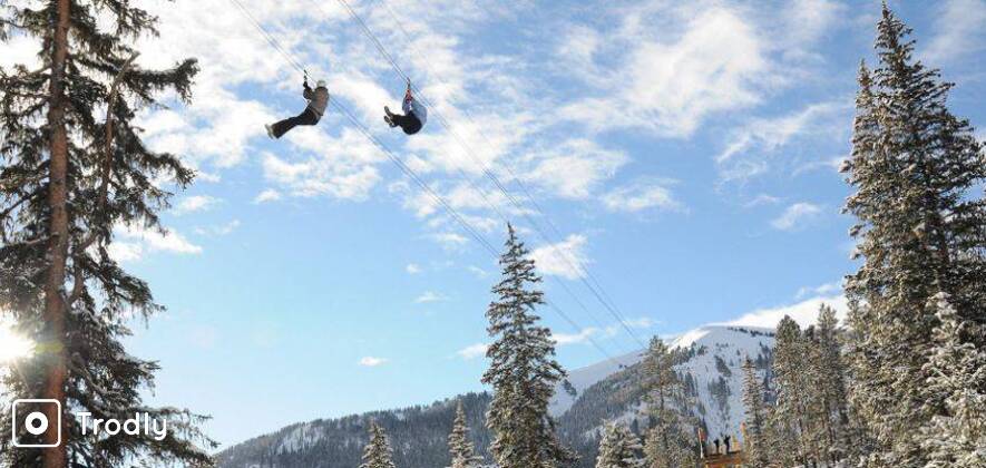 Ziplining in Dhanaulti