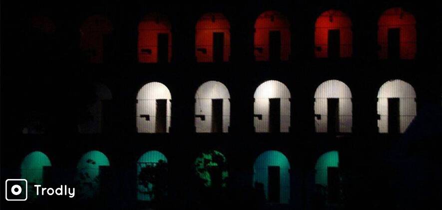 Cellular Jail Visit and Light & Sound Show