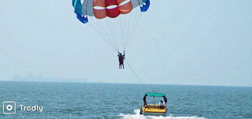 Parasailing at Private Beach In Panaji