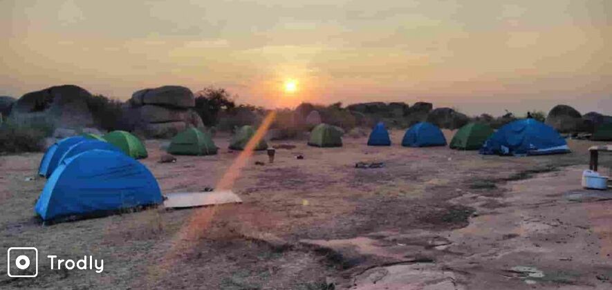 Bouldering and Camping In Hampi