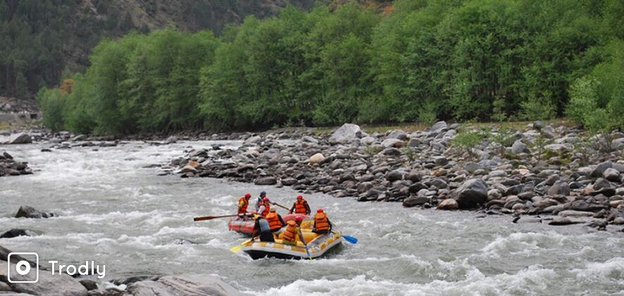Riverside Camping, Rafting and Paragliding in Kullu