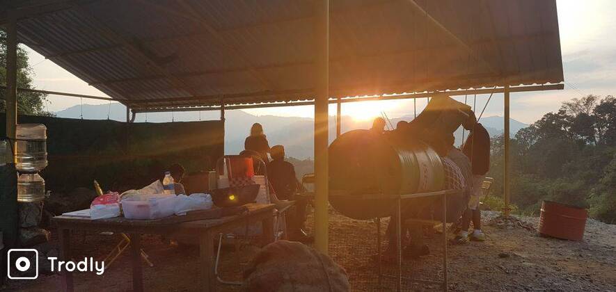 Sunset At Hilltop With Dinner in Coorg