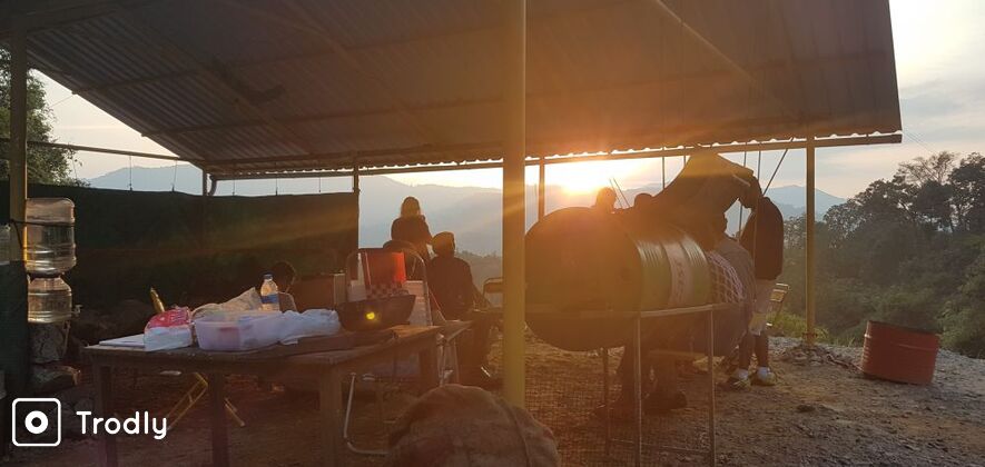 Sunset Barbeque In Coorg With Group Of Friends