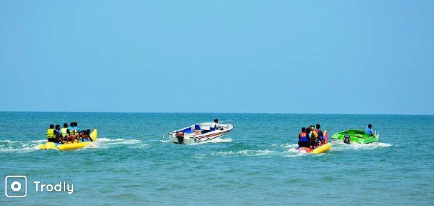 Banana Boat Ride at Calangute Beach, Goa