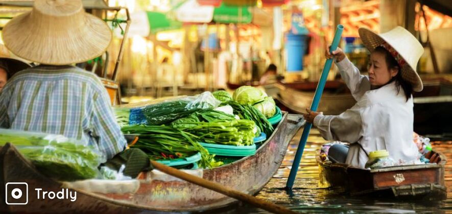 Floating Market,Grand Palace,Wat Pho and Emerald Buddha Tour