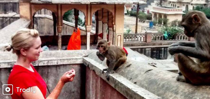 Ride to Monkey Temple