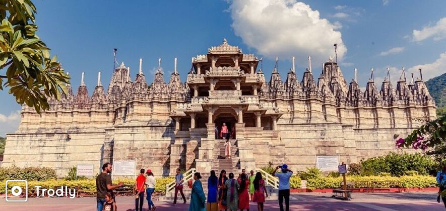 Ranakpur Jain Temple & Bullet Baba Temple from Mount Abu with Jodhpur Drop