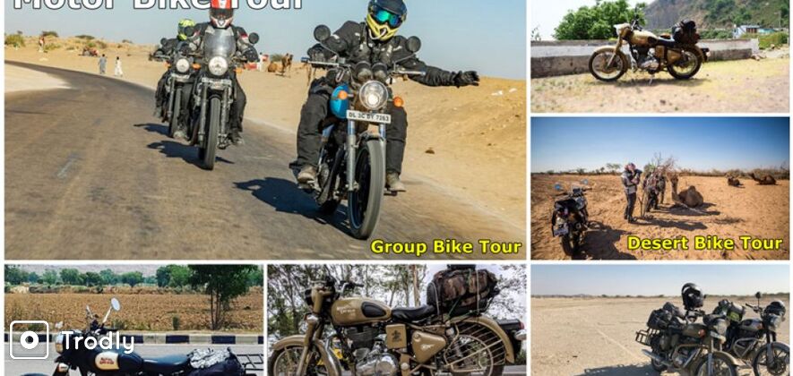 9–Day Golden Triangle Tour With Jodhpur & Pushkar on Motor Bike from Delhi