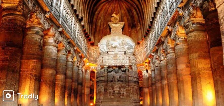 3-Day Ajanta & Ellora Caves Sightseeing Tour from Mumbai via Aurangabad