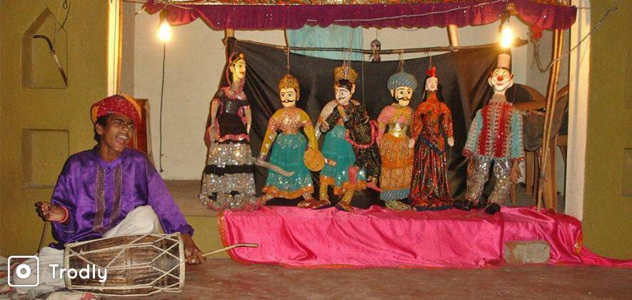 Traditional Dinner at Chokhi Dhani Resort with Live Entertainment