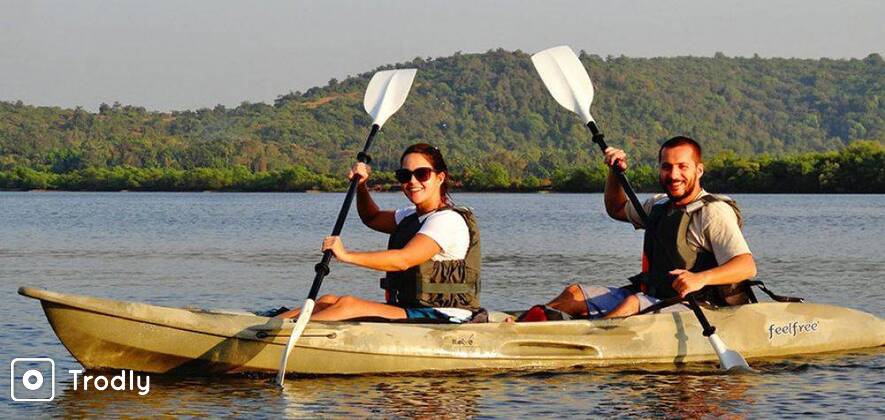 Private Boat Goa River Cruise with Kayaking