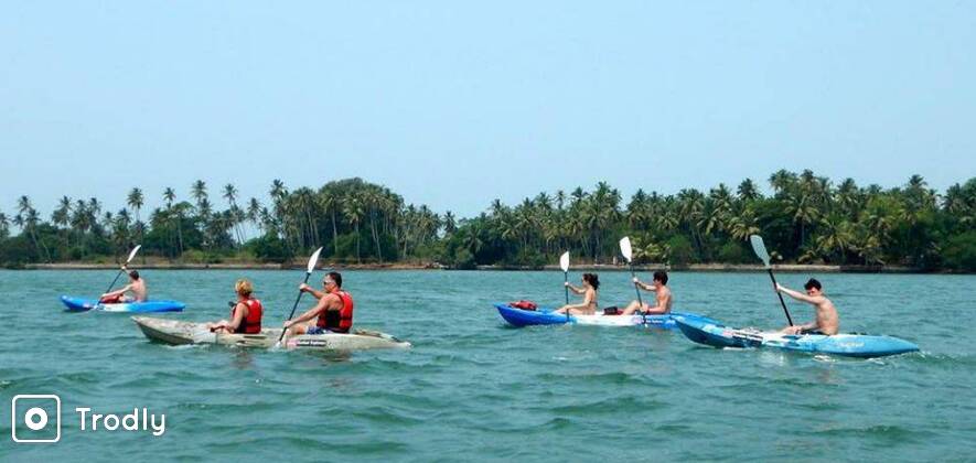 Private Boat Goa River Cruise with Kayaking