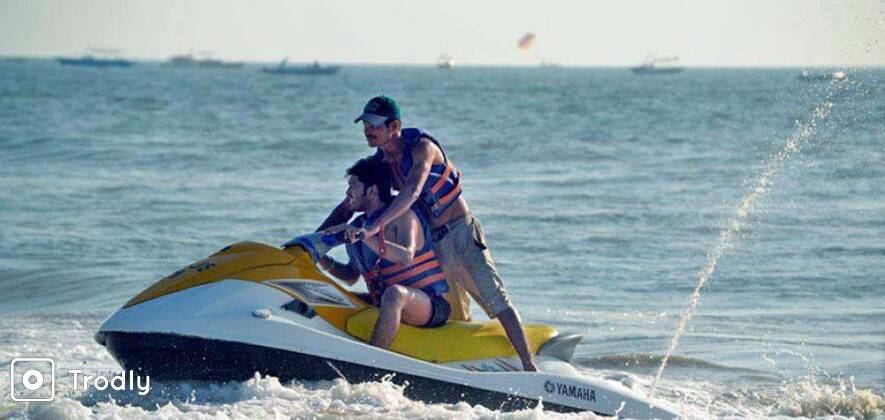 Jet Ski Ride at Calangute Beach