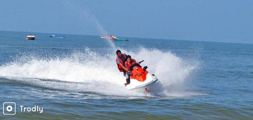 Jet Ski Ride at Calangute Beach