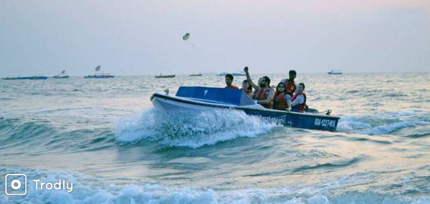 Speed Boat Ride In Goa