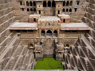 Abhaneri Chand Baori Stepwell Day Tour from The City of Jaipur