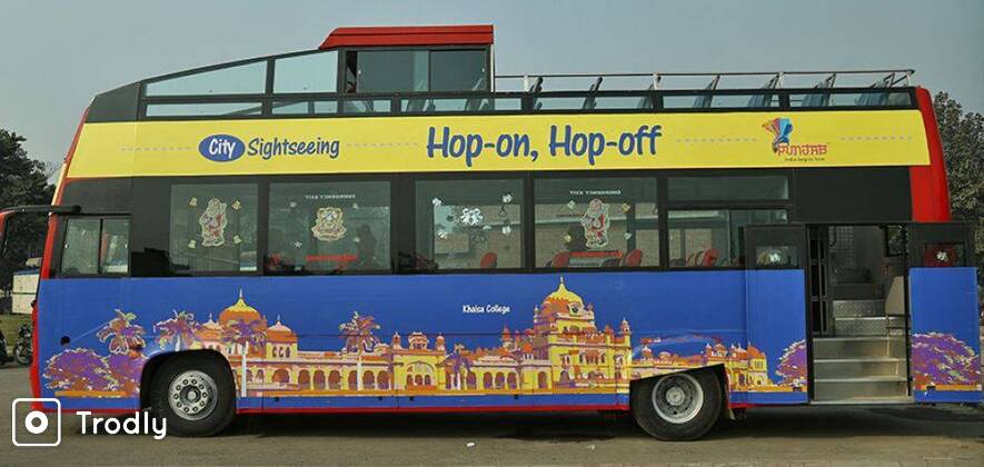 Amritsar Attari Wagah Border Tour in Double Decker Bus